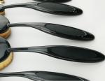 Silicone Handle Professional Makeup Brush Set OEM Logo printed