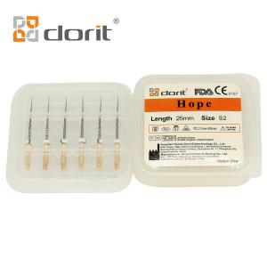 Wholesale CM WIRE 25mm S2 Root Canal Files Gold Heat Activation Files Dental Equipment from china suppliers