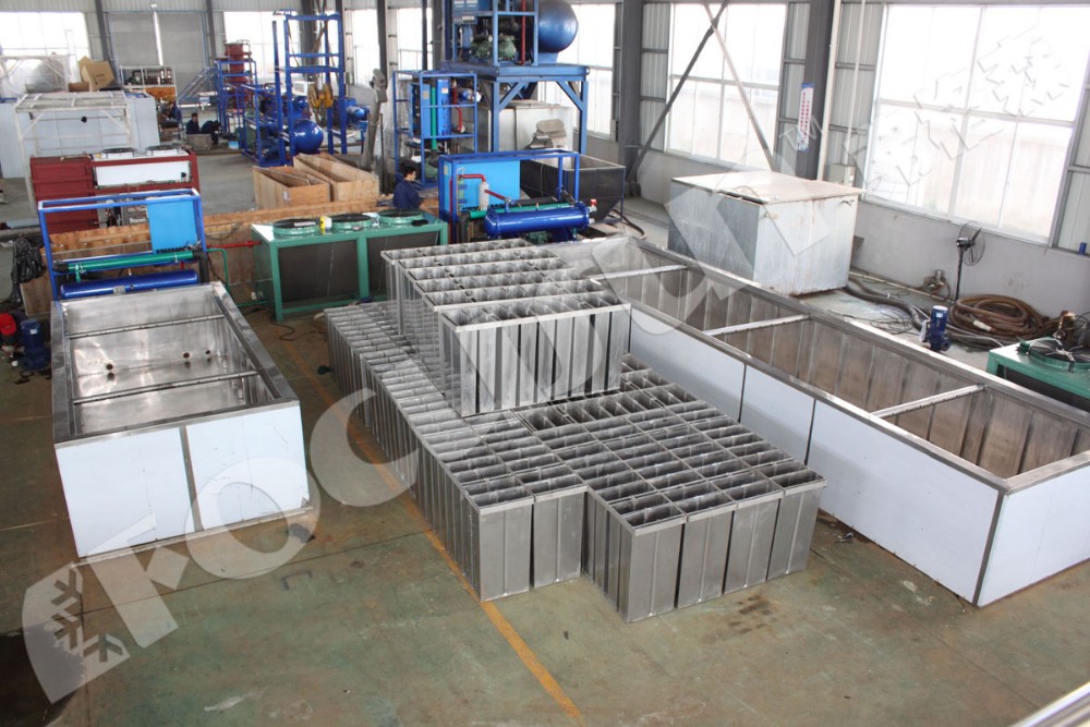 Industrial 100MT Brine Technology Block Ice Machine with and Simens Control System