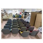 Modern Collaborative Leisure Velvet Armchair Upholstered Fabric