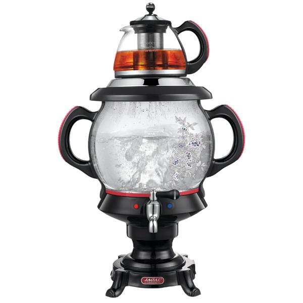 Durable Room Service Equipments Tradition Glass Samovar W / 4.5 LTR Electric