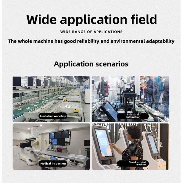 Custom All-In-One Industrial Tablet PC with Full Aluminum Enclosed Capacitive Screen Industrial Computer Accessory