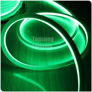 Wholesale AC220V flat top view neon led tube 2835 SMD green 16*16mm square neon flex from china suppliers
