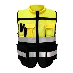 Wholesale 360 Degree Industrial Working Reflective Safety Vest With Pockets 120g 5cm Tape from china suppliers