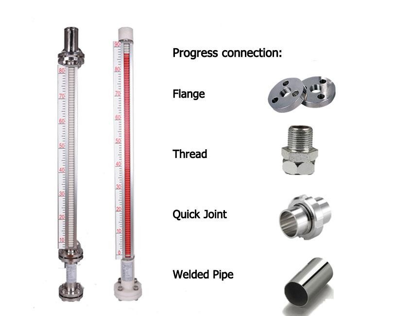 High Temperature Boiler Magnetic Level Gauge With Level Switch