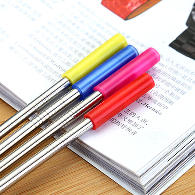 Stainless Steel metal Drinking Straws With Bag Kitchen Supplies