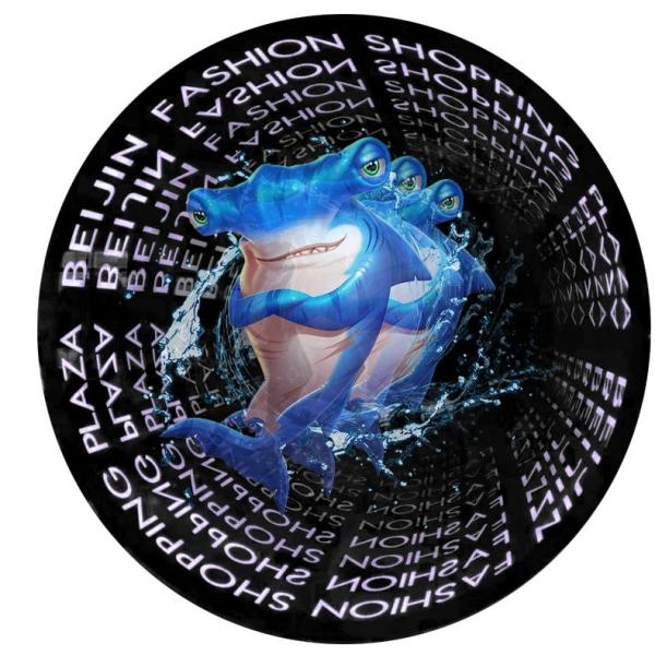 Delicate Dynamic Video Playback Advertising Light Boxes Hologram Fan Abyss
