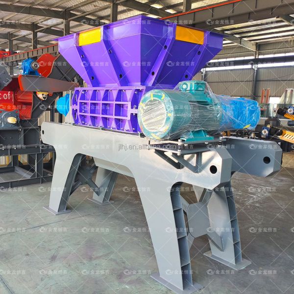 Double Shaft Scrap Metal Shredder with 6400×2700×3500 mm Size 2000×1490 mm Feed Inlet and 600 mm Blade Diameter