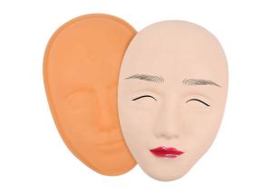Wholesale Silicone 5D Fake Eyebrow Eyeline Lips Model Practice Skin Head from china suppliers