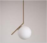 Morden Loft Glass Modern Pendant Light / Living Room Lamp No Mercury