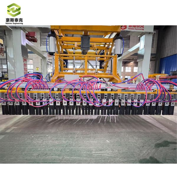 Brick Plant Highlighting Brick Production Brick Stacking Machine with Customized Clamping Head