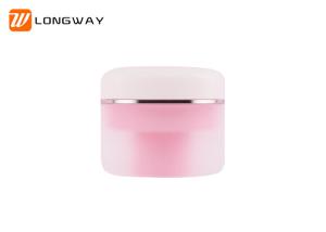 Wholesale Pink PP double-wall luxurious Cream Jar for cosmetic packaging from china suppliers