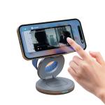 Strong Magnetic Metal Ce Travel Wireless Charger Non Rotatable 3 In 1 Apple