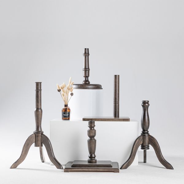 Square Mannequin Stand Base Bracket Solid Wood Clothing Display Accessories