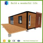 prefabricated design flat rack luxury steel framed container 20ft house homes