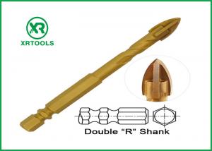 Wholesale Double R Hex Shank Drill Bits , 3 Flat 16mm Masonry Drill Bit With Flute from china suppliers