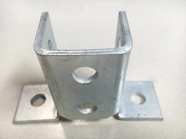 Zinc Plated Steel Strut Channel Fittings 12-Gauge Corrosion Resistant 10 Ft.