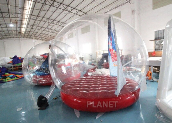 4M 5M Inflatable Bouncing Snow Globe Photo Booth With Blower