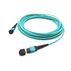 Wholesale 12F 24F MPO Fiber Optic Cable Assemblies OM5 50/125 Type B from china suppliers