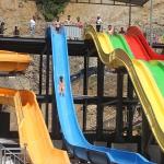 Multicolored Adult Speed Water Slides Water Play Equipment Customizable