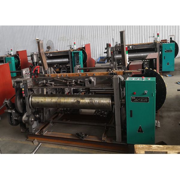 Semi Automatic Wire Mesh Machine , 2.4m Width Dutch Weaving Wire Mesh Equipment