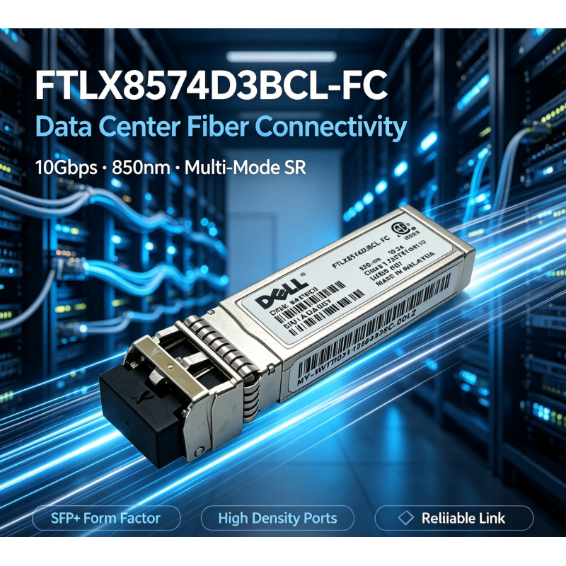 Enterprise Datacenter Low Power 10GbE Multimode Fiber SFP+ Transceiver With Hot-Pluggable Interface