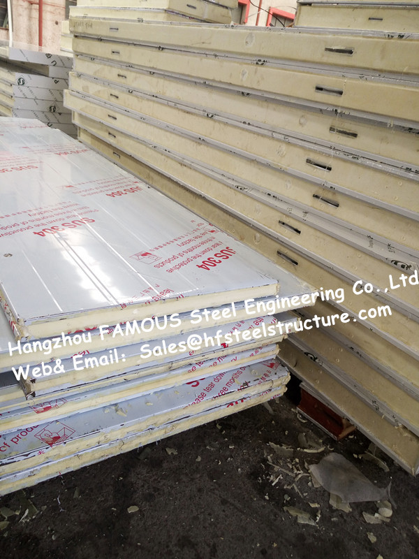 Commercial Walk in Freezer Made of PU Sandwich Panels Width 1150mm For Keep Food Fresh