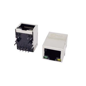 Wholesale Metal Shielded Magnetic Megabit POE RJ45 Connector from china suppliers