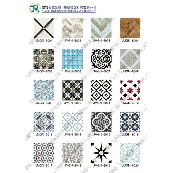 12" PVC Self Adhesive Retro Floor Tile For Budget-Friendly Projects