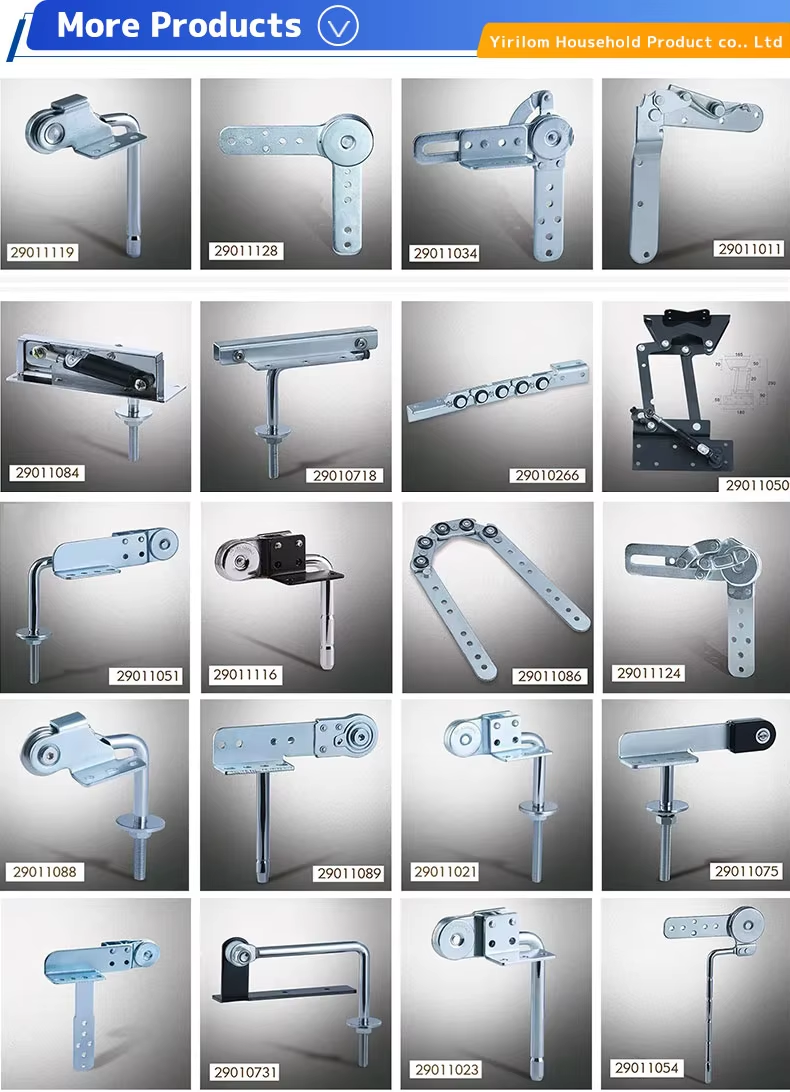 Wholesale Furniture Connector Sofa Hinge Adjustable Armrest Mechanism Silver Iron Sofa Headrest Hinge