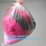 Pva Water Soluble Bags, Custom Made Embossed Dissolvable Medical Laundry Bags