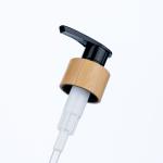 24/410 Black Wood Grain Water Transfer Printing Lotion Pump Is Used for Shower