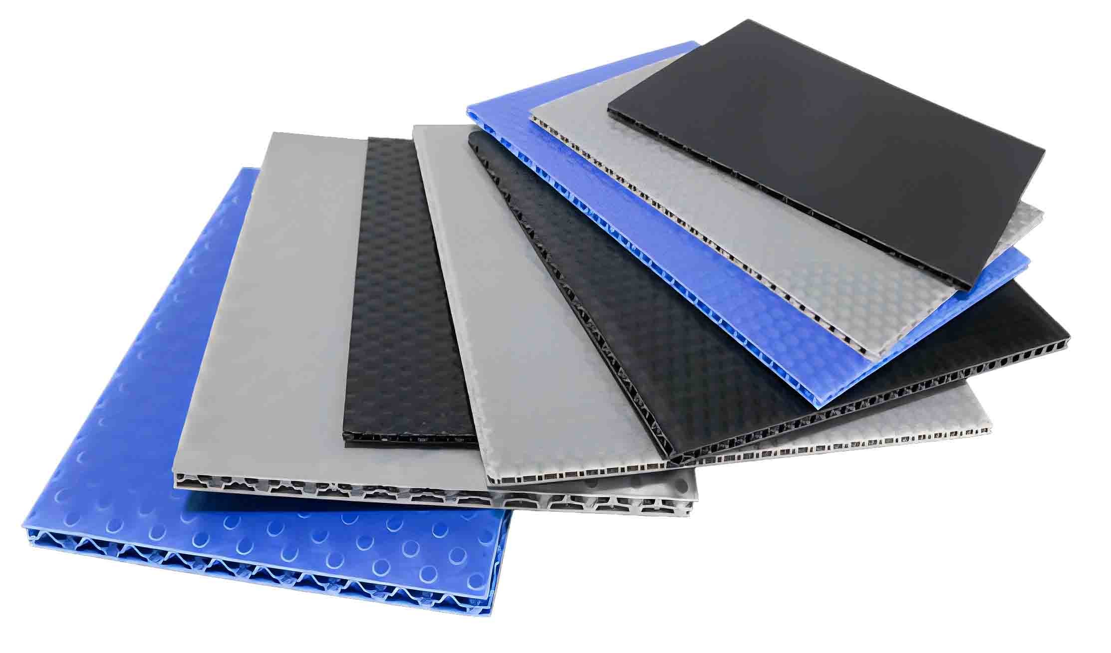 Hollow Plastic Corrugated Sheet Waterproof 2mm - 20mm PP Honeycomb Panel Board Box