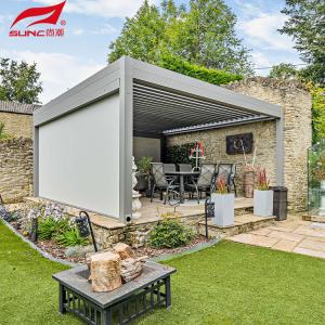 Wholesale Freestanding Motorized Aluminum Pergola Ultimate Solution For Outdoor from china suppliers