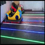 amusement rides steel floor electric net bumper car