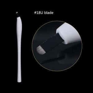 Wholesale Customize 18U Microblading Disposable Eyebrow Tattoo Holder White Color from china suppliers