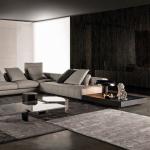 3.9x2.2m Exclusive Leather Sofas Low Arm 600mm Contemporary Living Room
