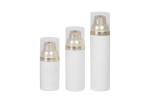 PP airless pump bottle 30ml 50ml 75ml Airless Dispenser Bottle With Clear Over