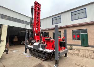 Wholesale Crawler Mounted Drill Rig 200 Meters Drilling Depth With 17/18 Air Compressor from china suppliers