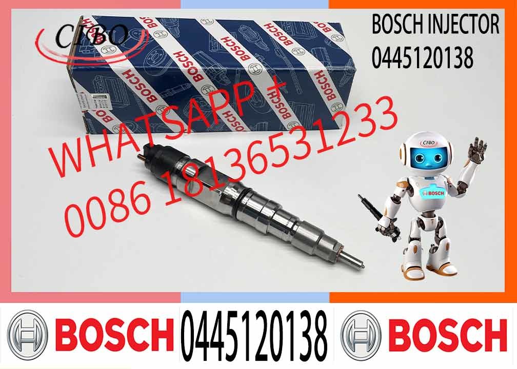 Diesel fuel injector 0445 120 074 0445120074/0445120138 for vovlo excavator