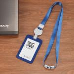 Office School ID Credit Cards Proximity Key Tastless Green ID Card Holder