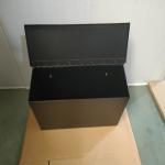 Wall Mounted Apartment Mailbox Rainproof Galvanized Steel and Red Flag