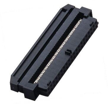Quality IDC Socket Connector 2.00mm With Ramp Locking PBT Black  Spring TYPE ROHS for sale