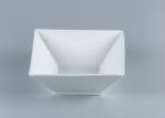 4 inch 5 inch Embossed Square Odorless Ceramic Bowl Set
