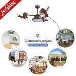 3 Colors Plastic Blades Cool Ceiling Fans For Bedroom Home Decoration
