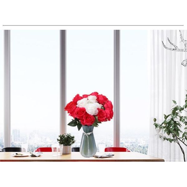 Customized Silk Artificial Roses Bulk Real Looking Fake Flowers