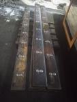 NB TIG Brand High Mn Material JCB Flat Cutting Edges , Single Beveled JCB Blades