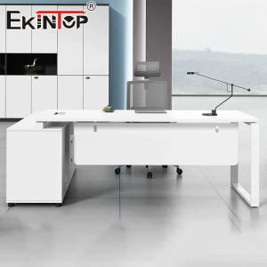 Wholesale Wooden White Commercial Style Office Desk Meeting Table All Modern Desk from china suppliers