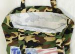 Camouflage 8oz Letter Printing Canvas Tote Bags