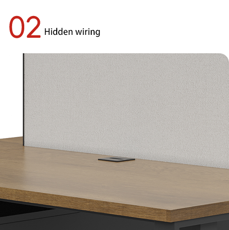 Myidea Industrial Style Office Desk Staff Workstation Screen Office Workstation Combination Simple and Modern